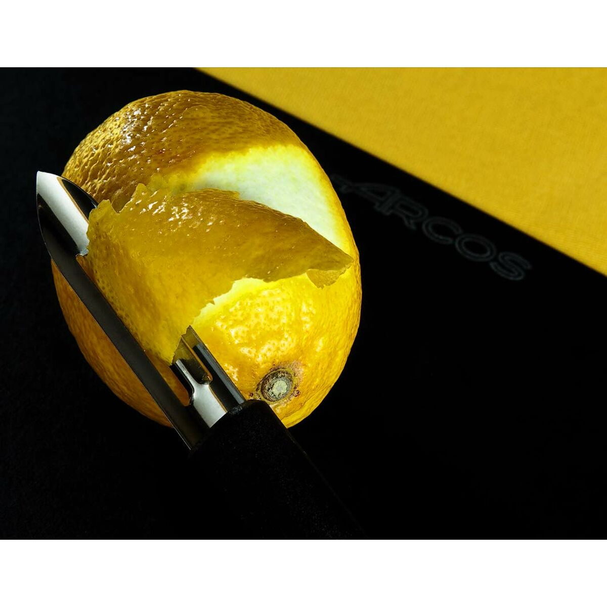 Potatisskalare Arcos 15,5 cm Svart Rostfritt stål (36 antal) - 2