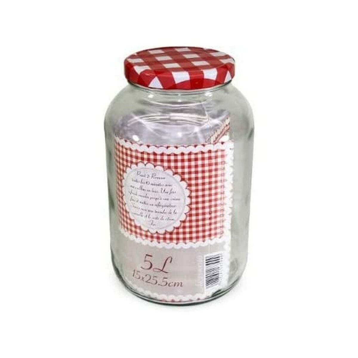Burk Galon Flera användningsområden Ø 16 x 25,5 cm Glas (4 L)