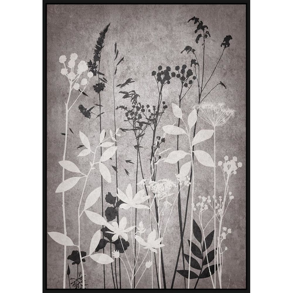 Tavla DKD Home Decor 53 x 4,5 x 73 cm Modern Löv av en växt (2 antal) - 2