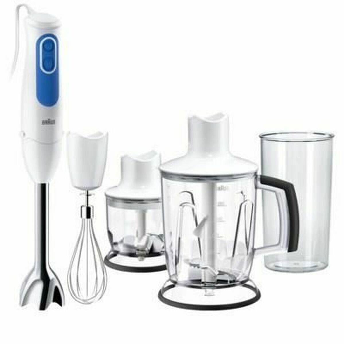Stavmixer Braun MQ3045WH 700 W Vit Vit/Blå Blå/Vit 700 W - 2