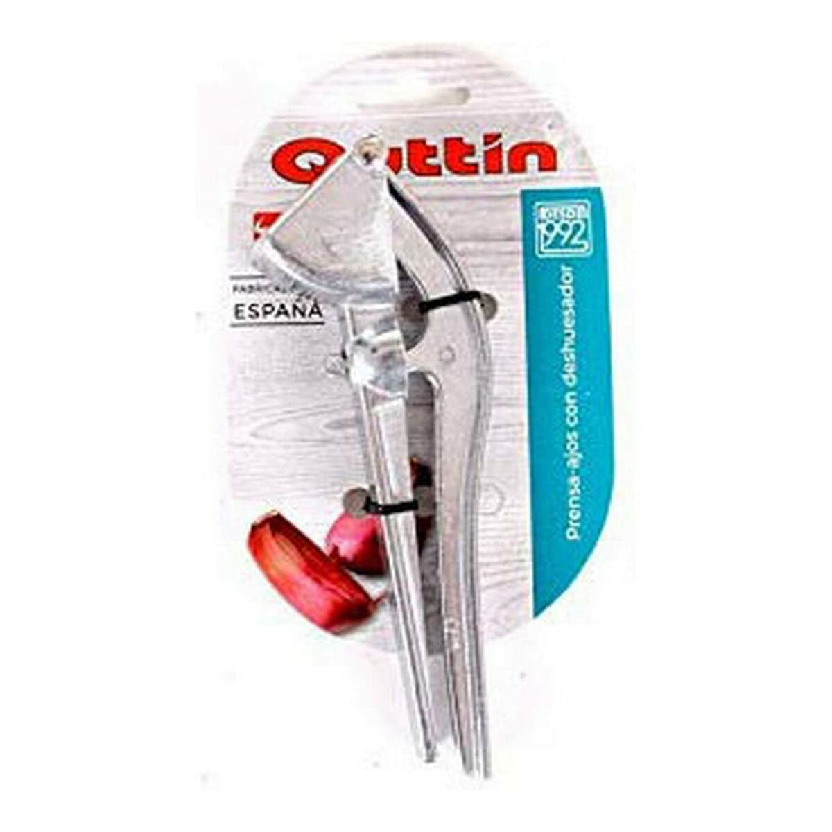 Vitlökspress med urkärnare Quttin    16 cm