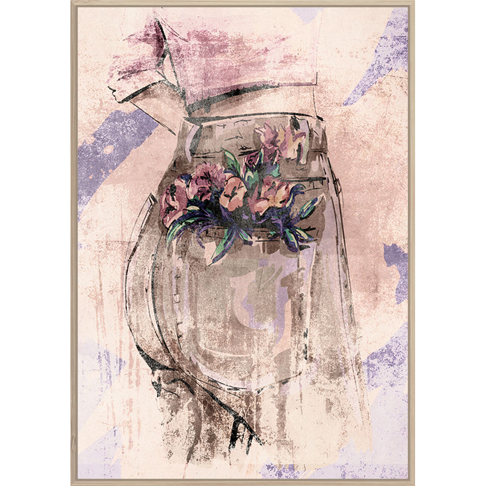 Tavla DKD Home Decor Kvinna 83 x 4,5 x 123 cm Skandinavisk (2 antal) - 3