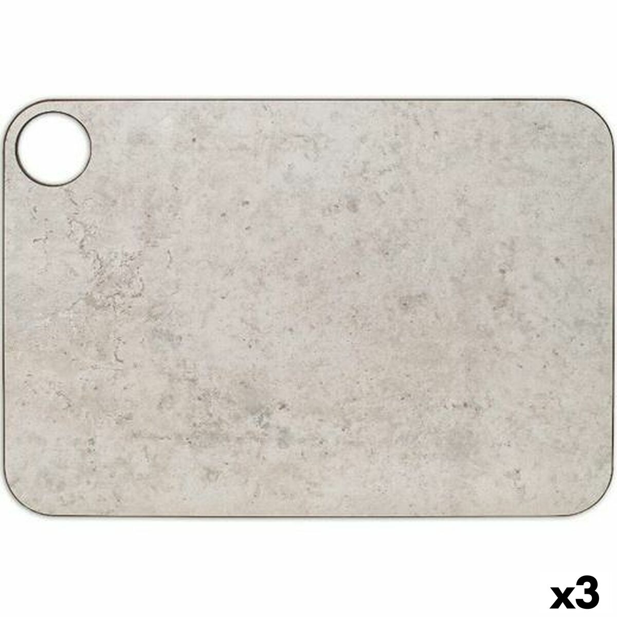 Skärbräda Arcos Grå Harts 33 x 23 cm Fibrer (3 antal)