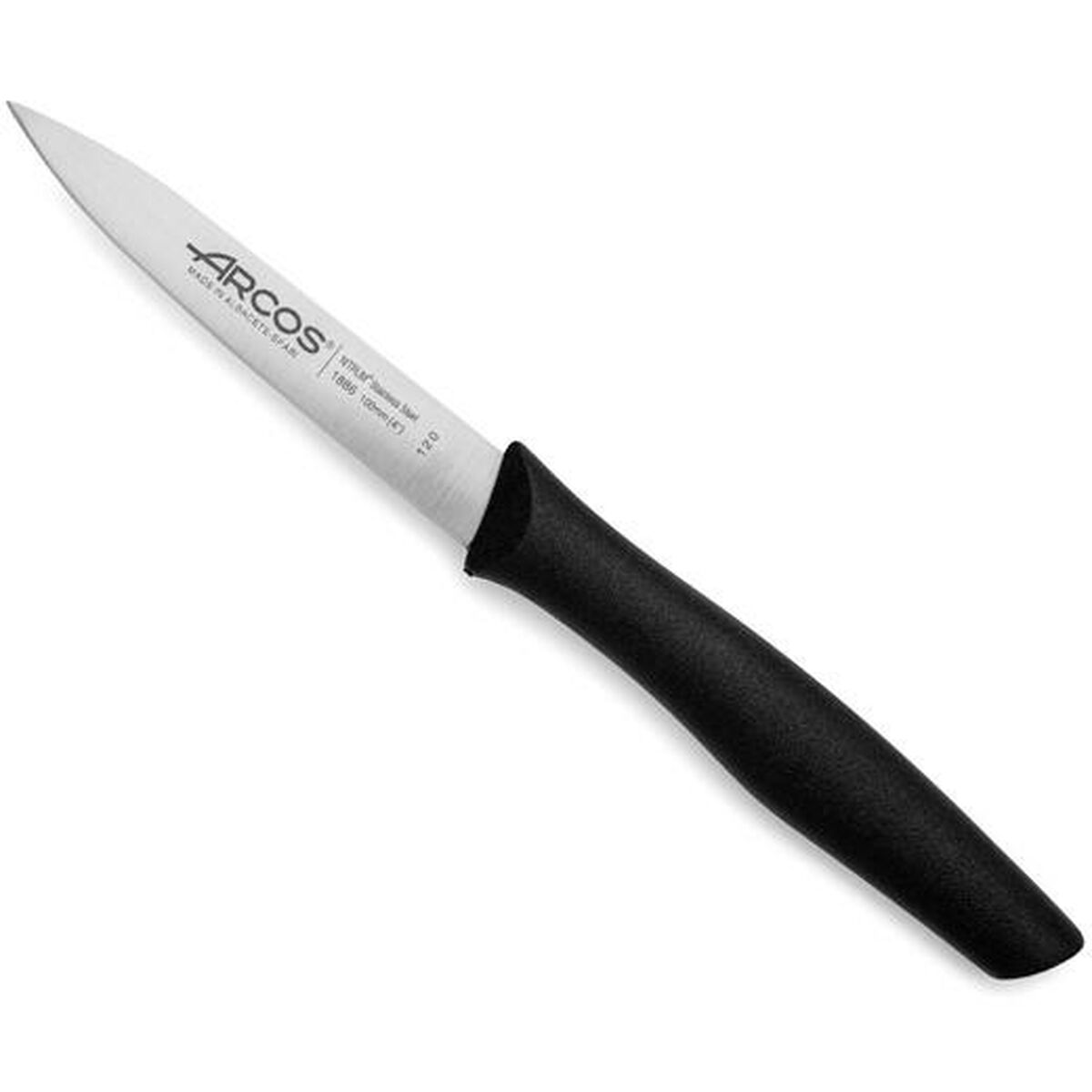 Skalkniv Arcos Nova Svart Rostfritt stål polypropen 10 cm (12 antal) - 2