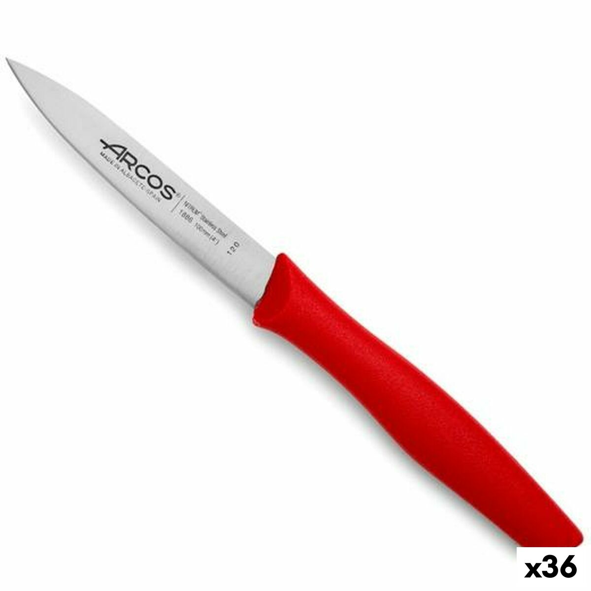 Kniv Arcos Röd Rostfritt stål polypropen (36 antal)