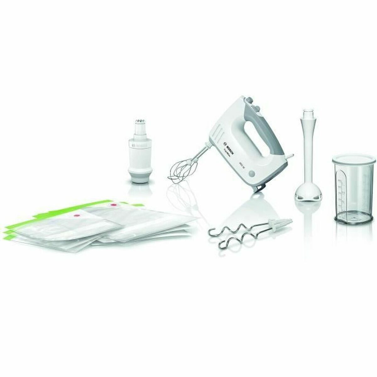 Multifunktionell handmixer med tillbehör BOSCH ErgoMixx Beater Grå Vit 450 W - 4