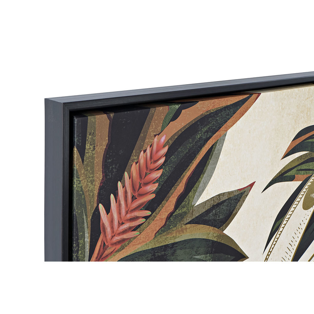 Tavla DKD Home Decor 84 x 4,5 x 124 cm Papegoja Tropiskt (2 antal) - 2