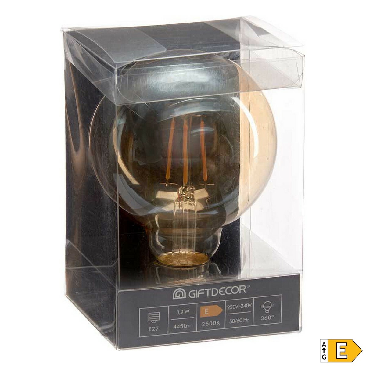 LED-lampa 445 lm E27 Ambra Vintage 4 W (9,5 x 14 x 9,5 cm) - 2