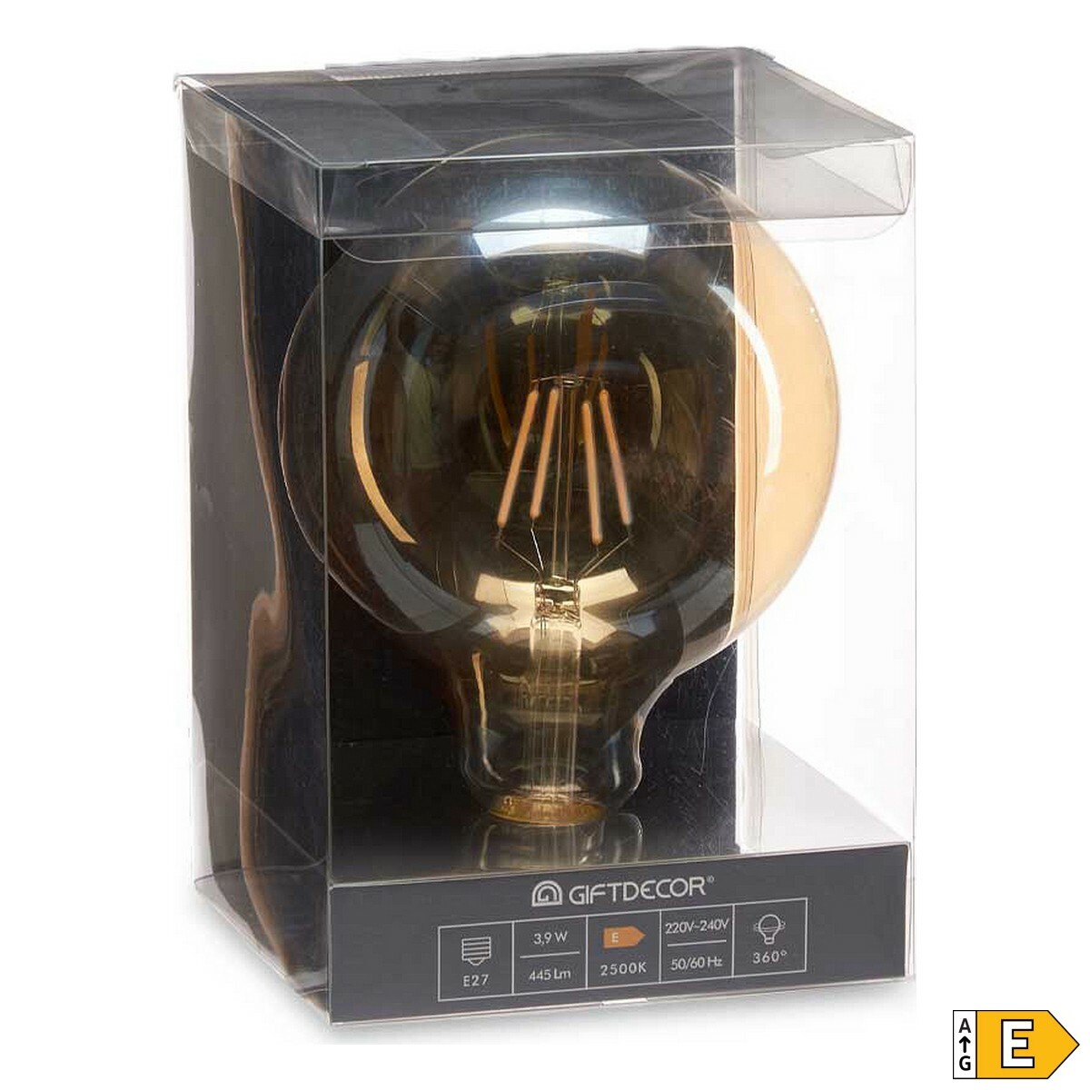 LED-lampa 445 lm E27 Ambra Vintage 4 W (12,5 x 17,5 x 12,5 cm) - 2