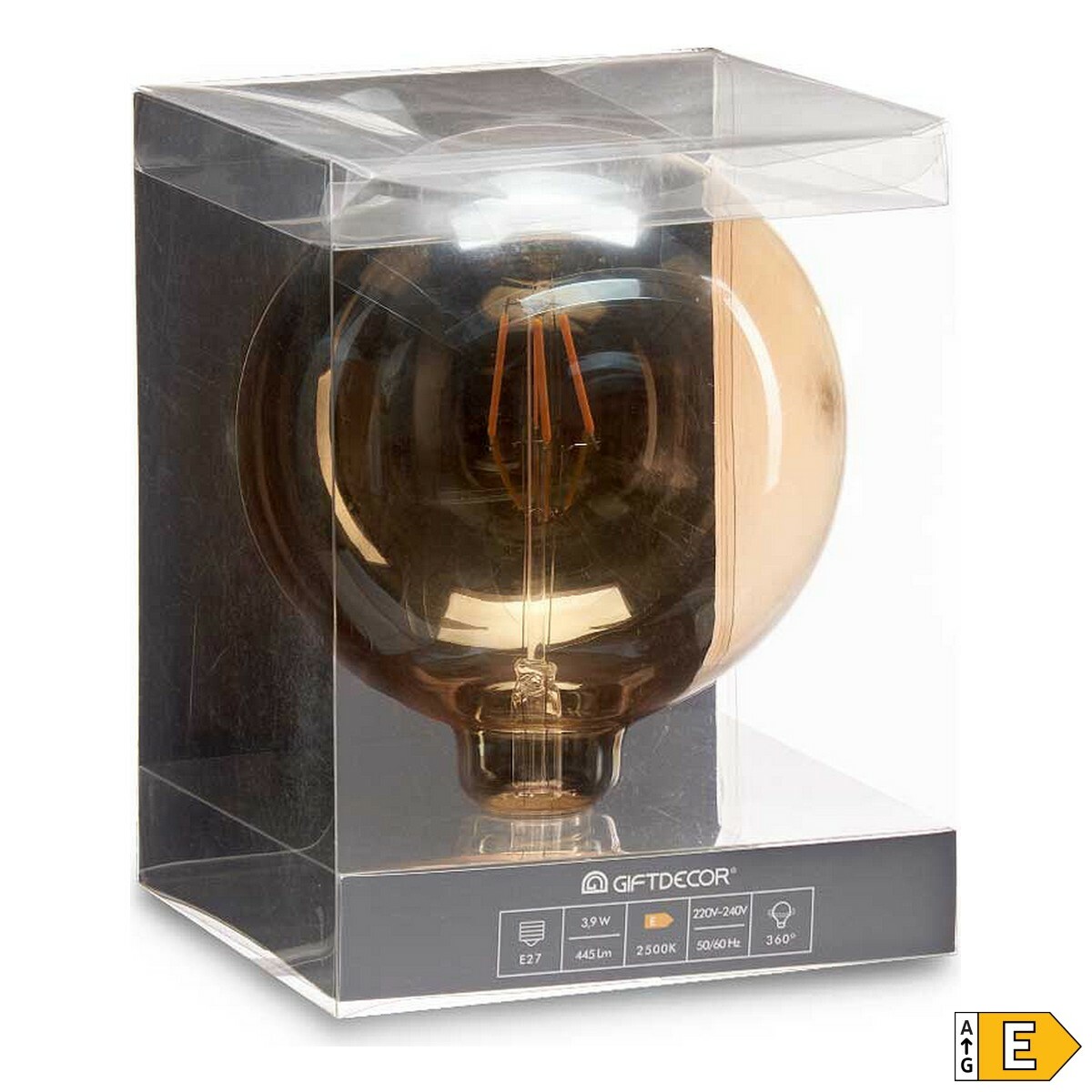 LED-lampa 445 lm E27 Ambra Vintage 4 W (15 x 18,5 x 15 cm) - 2