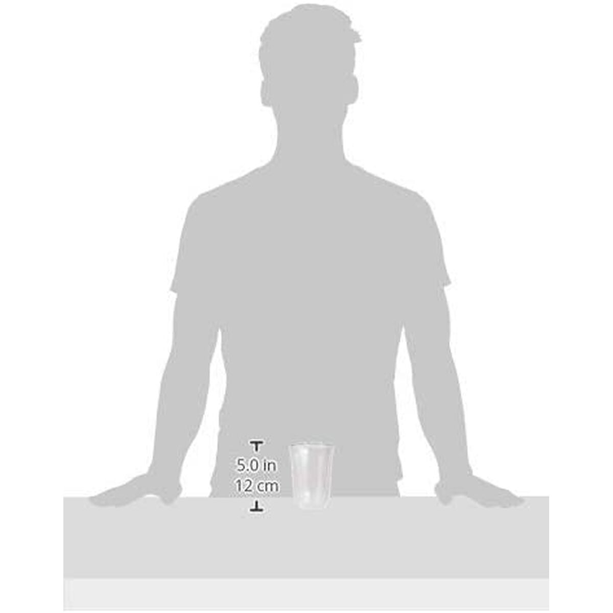 Glasset DeLonghi 5513214611 (2 antal) - 2