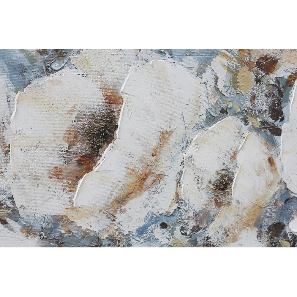 Tavla DKD Home Decor 120 x 2,8 x 80 cm Virágok Shabby Chic (2 antal) - 2