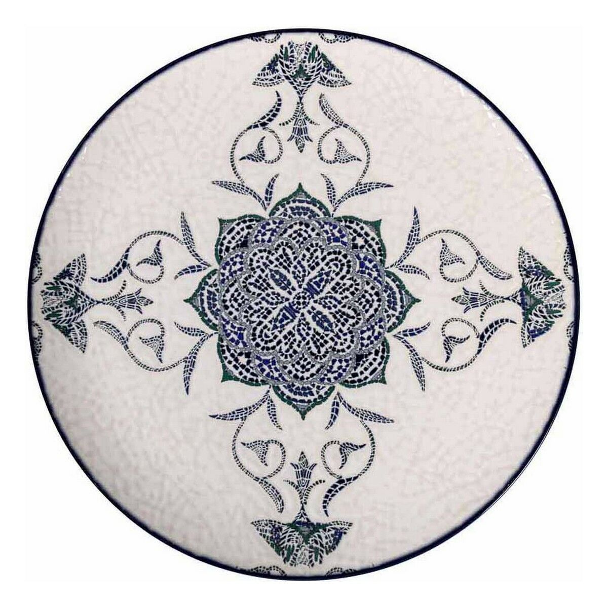 Tallriksunderlägg La Mediterránea Rosetta Porslin Ø 32,5 cm