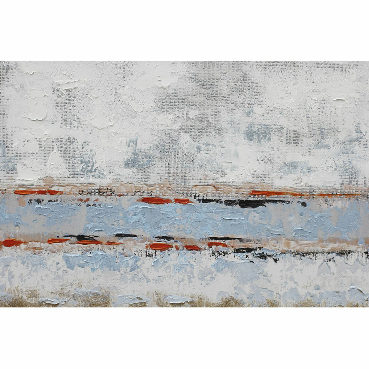 Tavla DKD Home Decor 100 x 2,8 x 100 cm Abstrakt Modern (2 antal) - 5