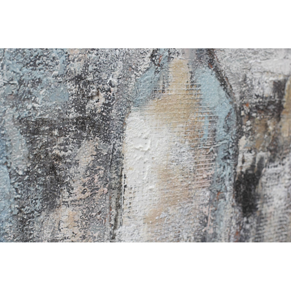 Tavla DKD Home Decor 100 x 2,8 x 100 cm Vas Traditionell (2 antal) - 2