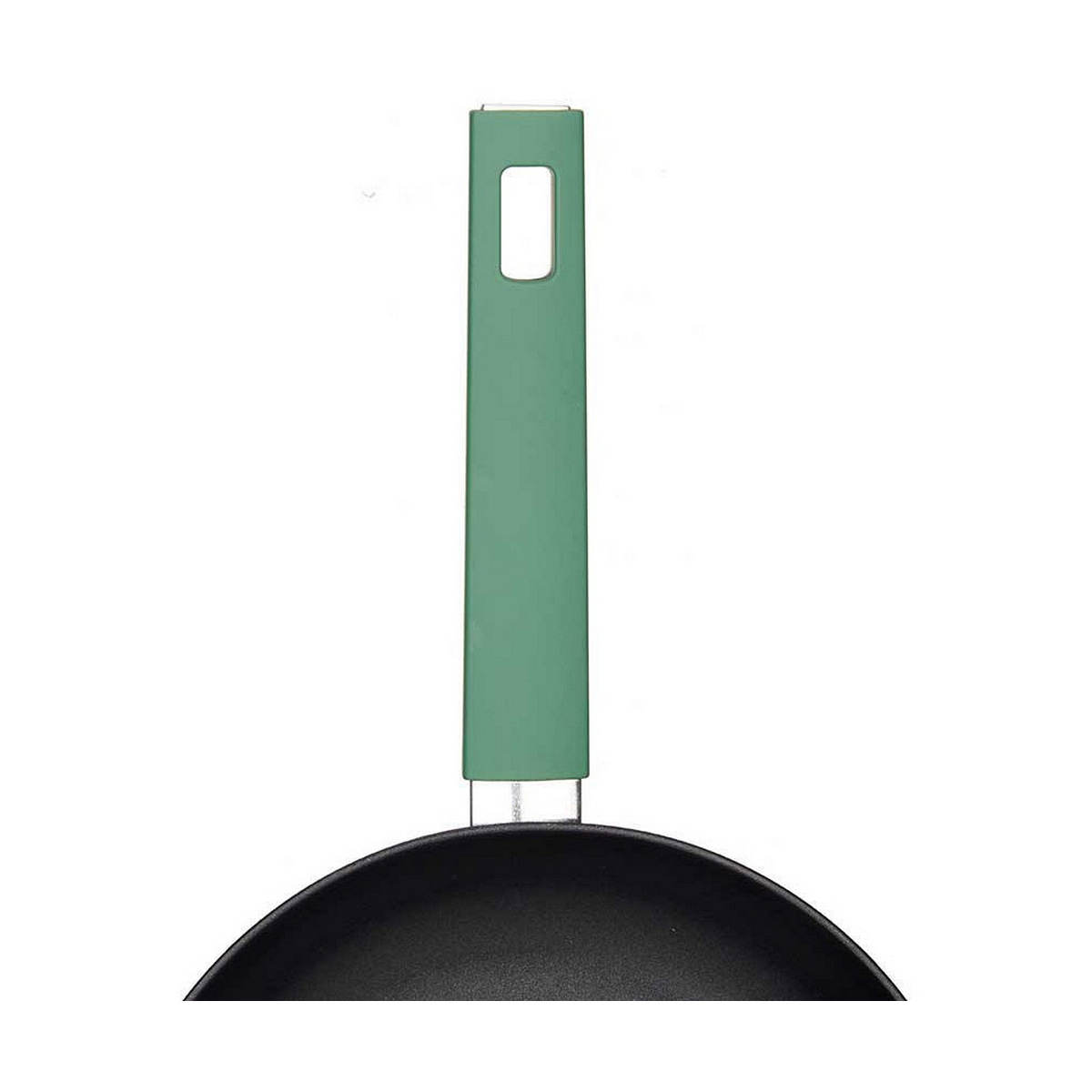 Non-stick-panna Svart Grön Ø 24 cm Aluminium - 2