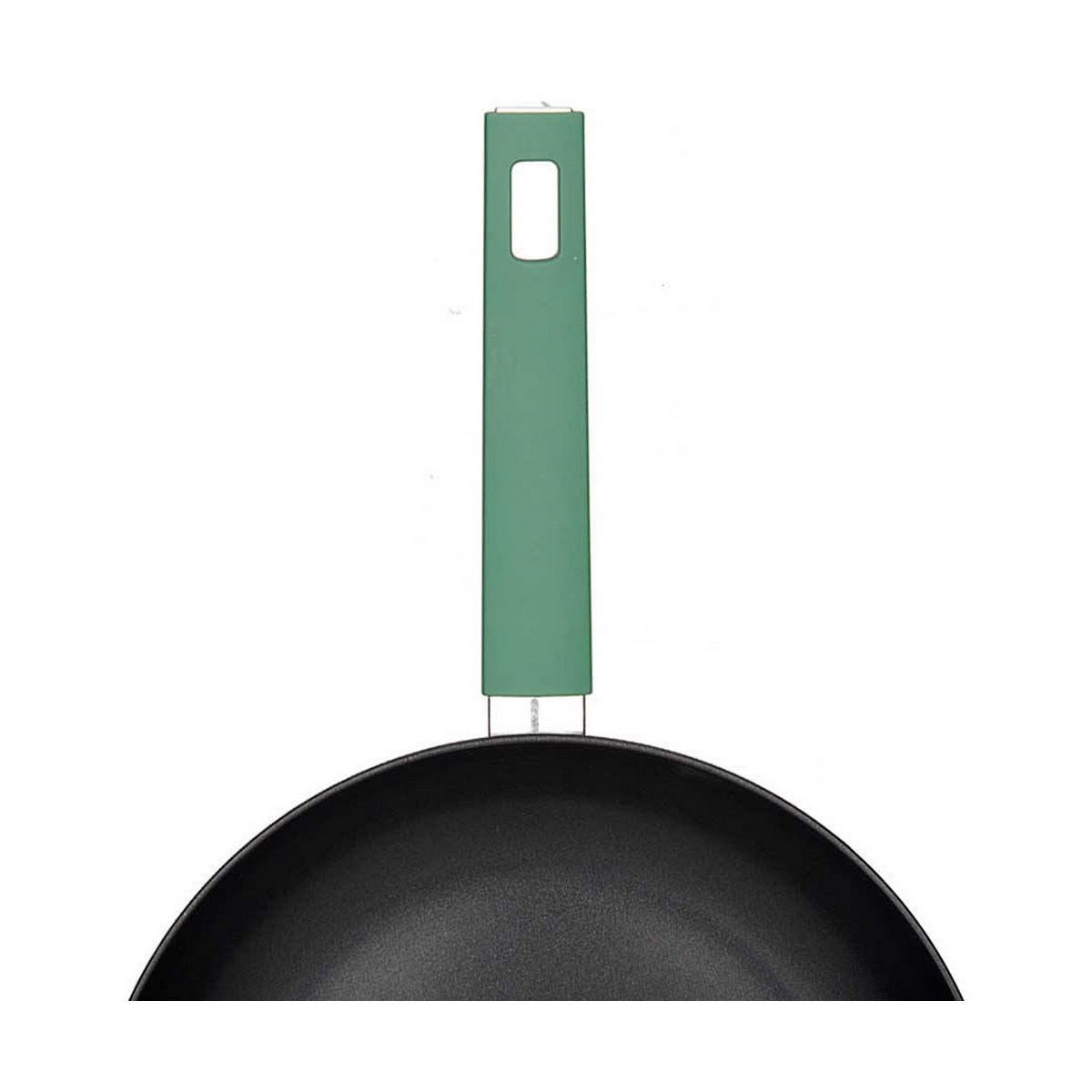 Non-stick-panna Svart Grön Ø 28 cm Aluminium - 2