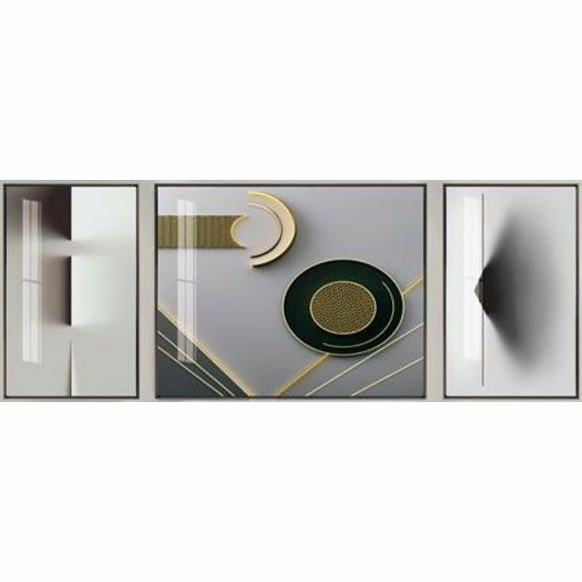 Tavla DKD Home Decor Abstrakt Modern (240 x 3 x 80 cm) - 2