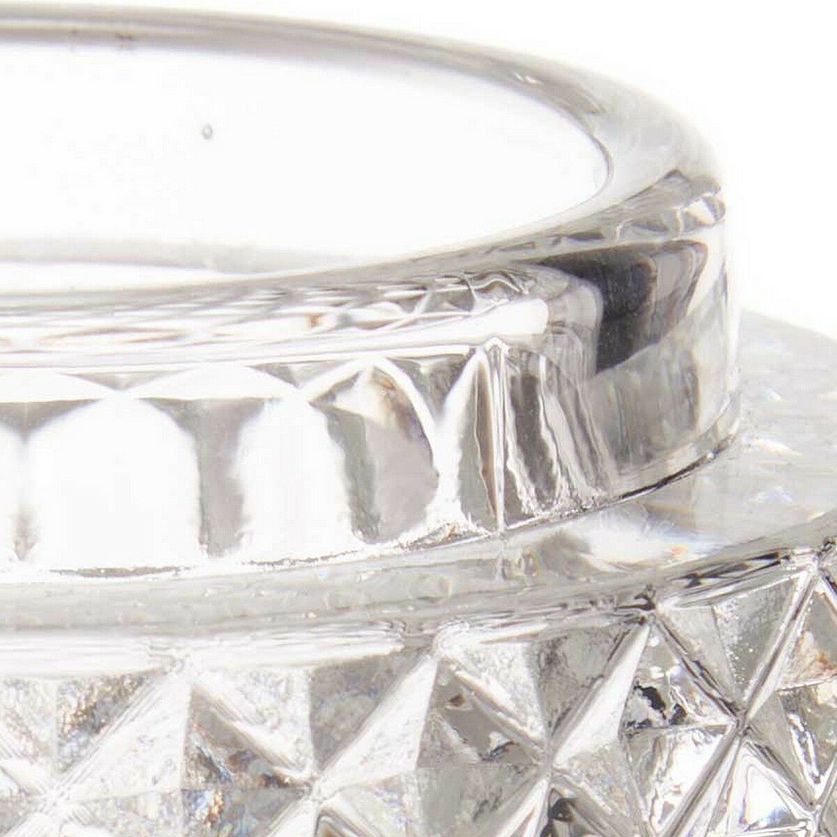 Ljusstakar 9 x 8,8 x 9 cm Transparent Glas - 2