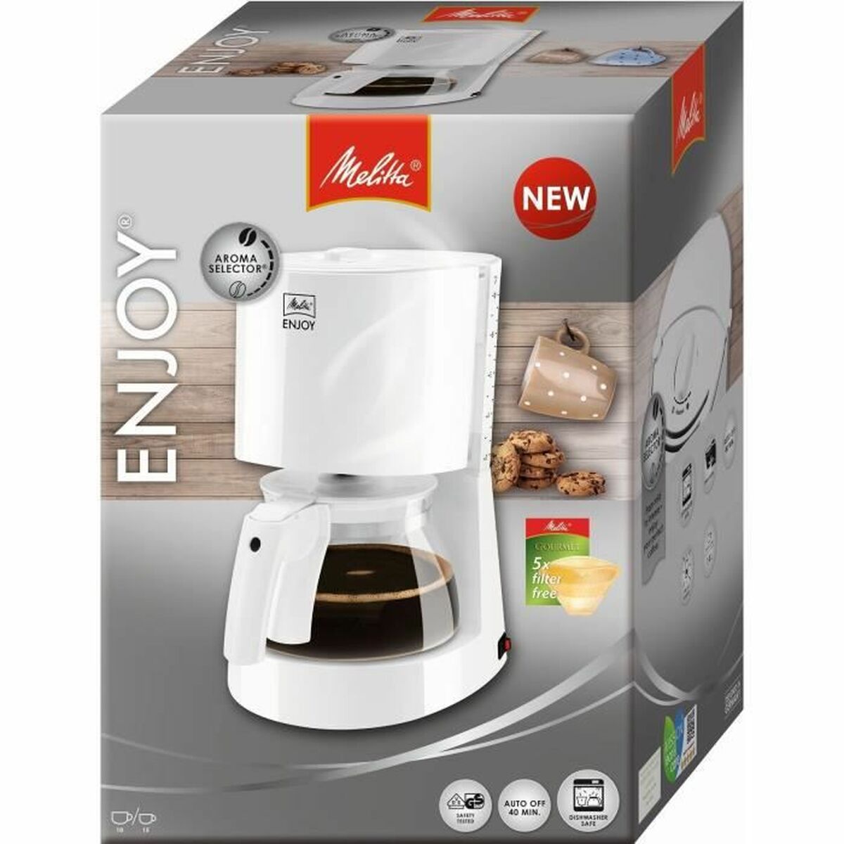 Kaffebryggare Melitta 1017-01 1,2 L 1000 W 1,2 L 1000 W - 3