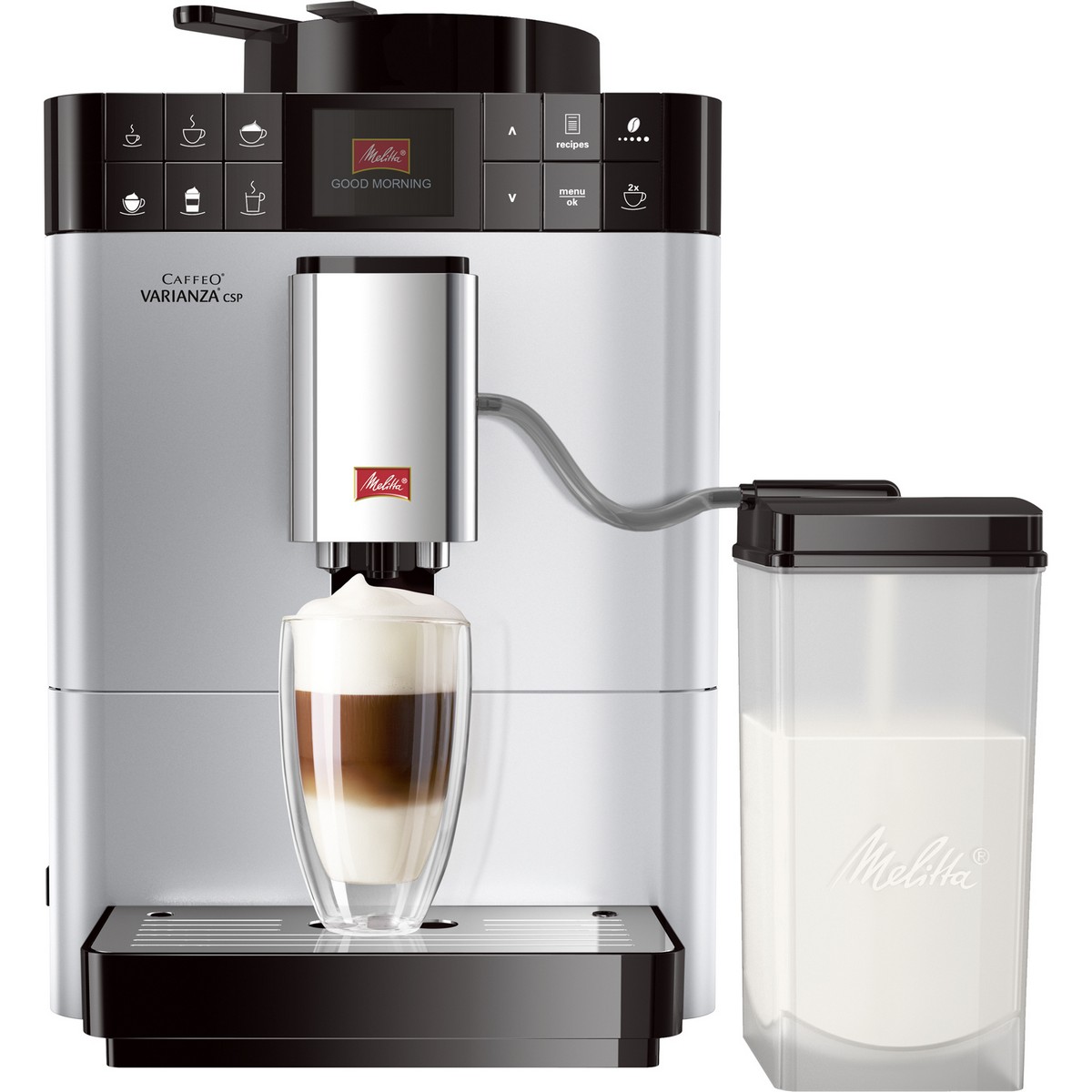 Superautomatisk kaffebryggare Melitta F570-101 Varianza Silvrig 1450 W 15 bar 1,2 L
