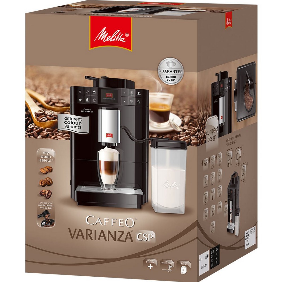 Superautomatisk kaffebryggare Melitta F570-101 Varianza Silvrig 1450 W 15 bar 1,2 L - 2