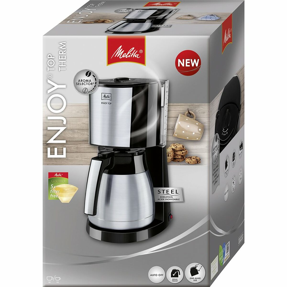 Kaffebryggare Melitta 1017-07 1,2 L 1000 W - 3