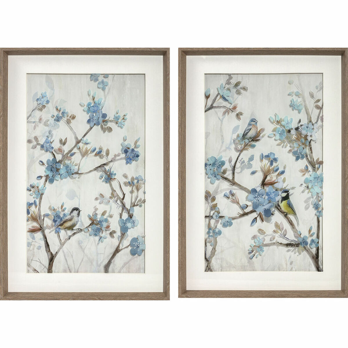 Tavla DKD Home Decor 40 x 3,7 x 60 cm Orientalisk 40 x 2 x 60 cm (2 antal) - 3