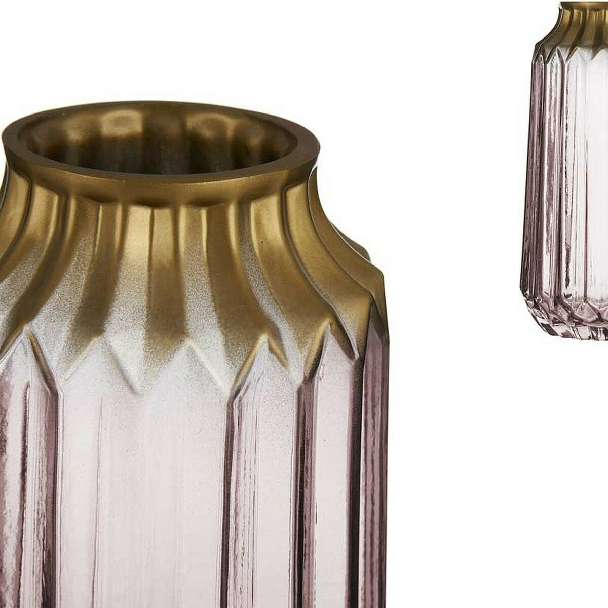 Vas Gyllene Rosa Glas (13 x 23,5 x 13 cm) - 2
