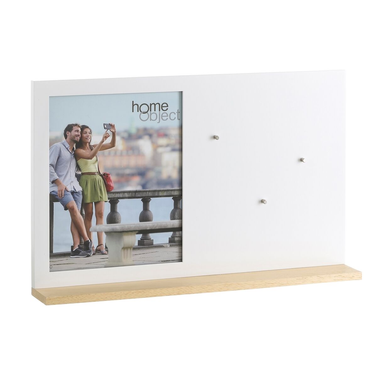 Fotoram 46,5 x 7 x 29,5 cm Trä Vit
