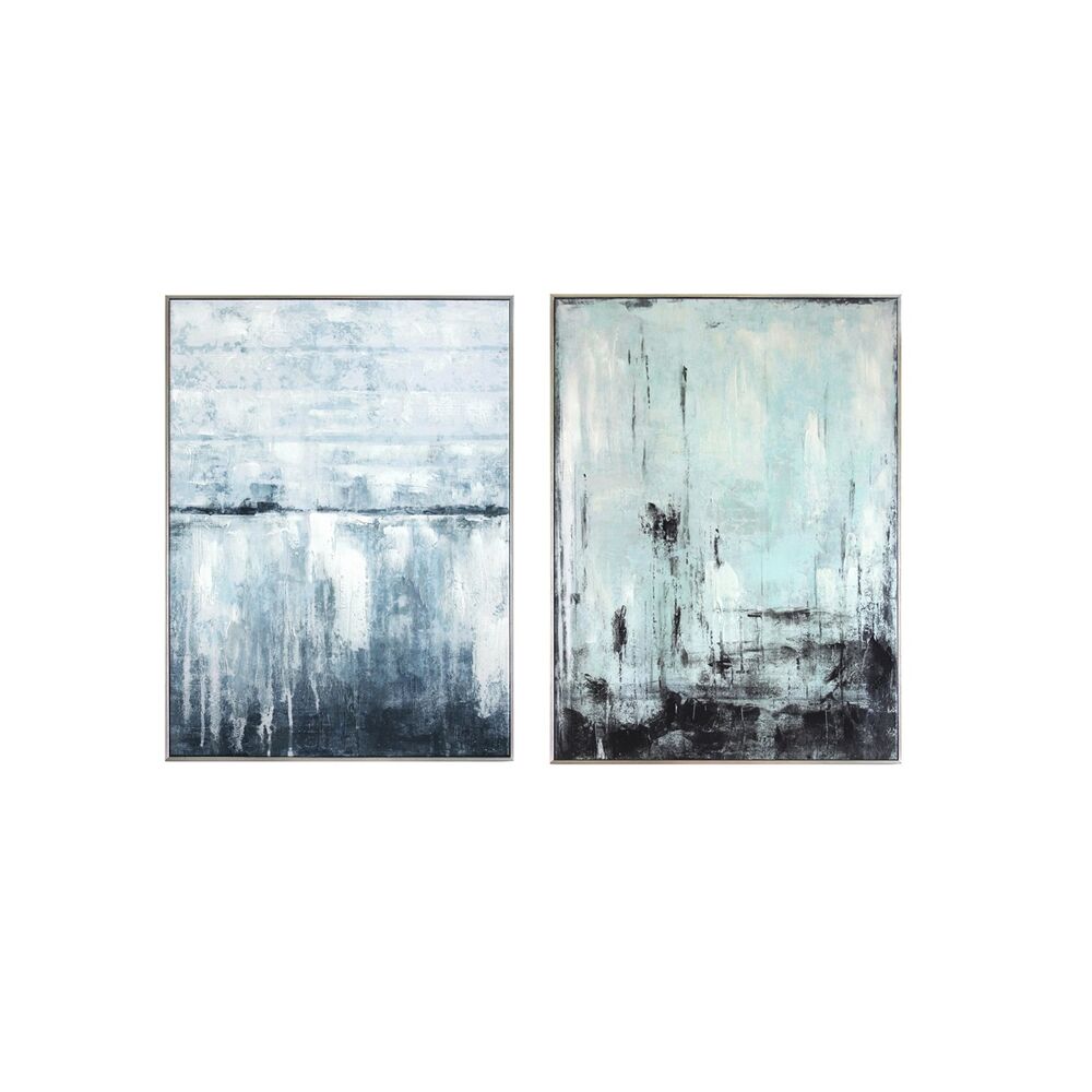 Tavla DKD Home Decor Abstrakt 60 x 3 x 80 cm Modern (2 antal) - 2