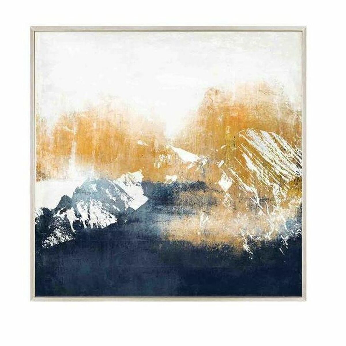 Tavla DKD Home Decor Abstrakt 80 x 3 x 80 cm Modern (2 antal) - 4