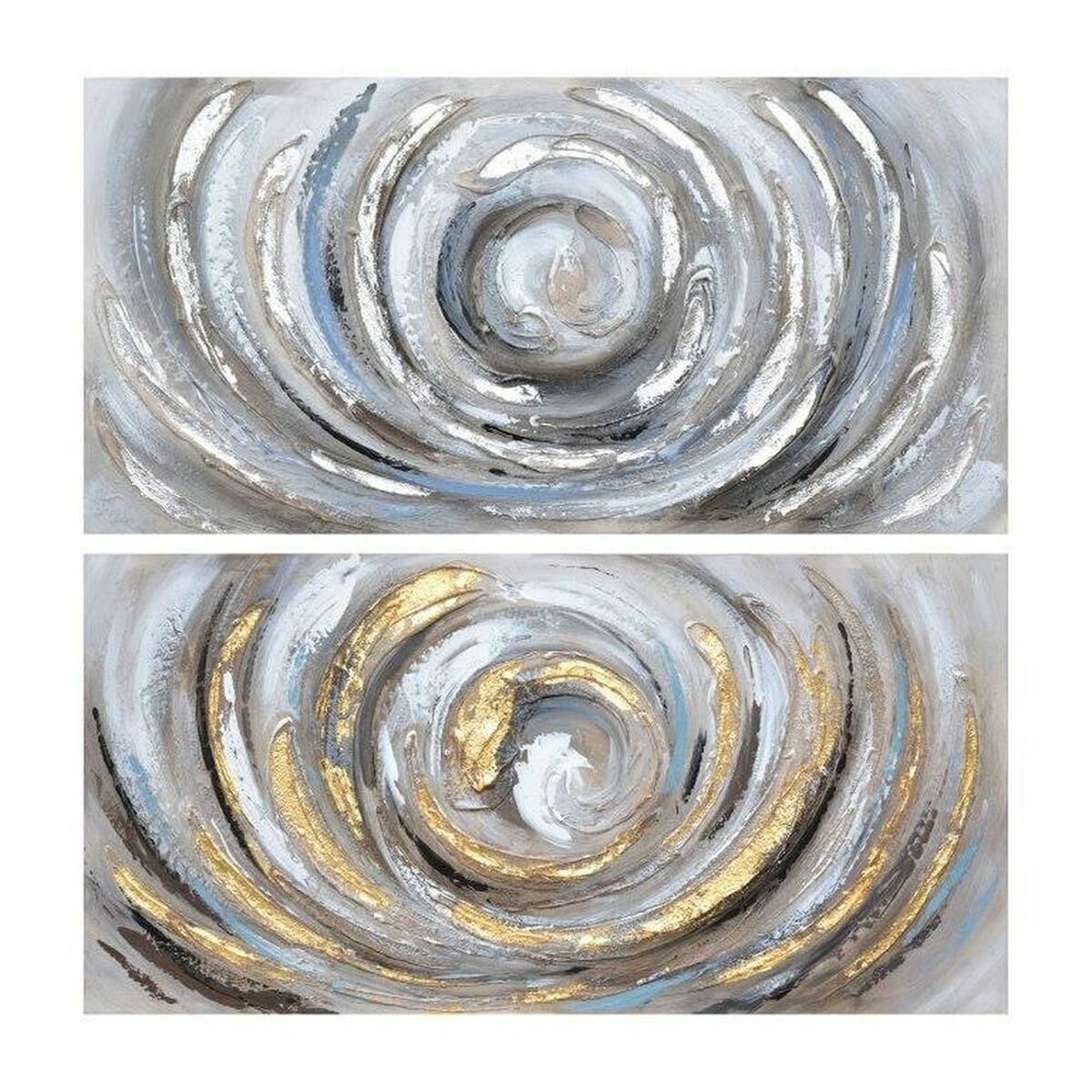 Tavla DKD Home Decor 100 x 3 x 50 cm Abstrakt Modern (2 antal) - 4