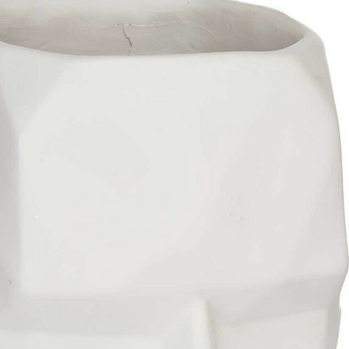 Vas Ansikte 3D Vit Polyresin (12 x 24,5 x 16 cm) - 5