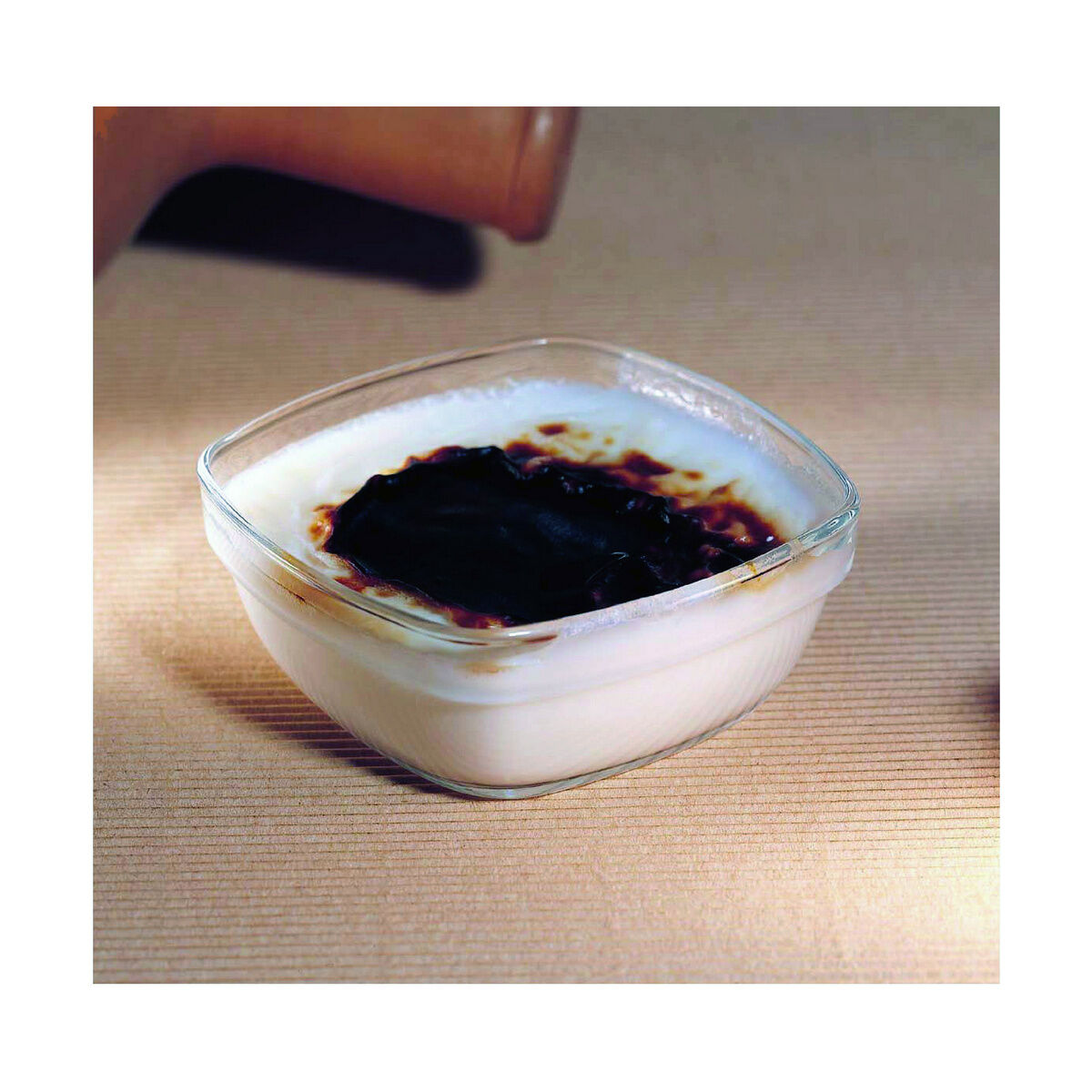 Hermetisk matlåda Duralex Freshbox Blå Fyrkantig (150 ml) (9 x 9 x 4 cm)