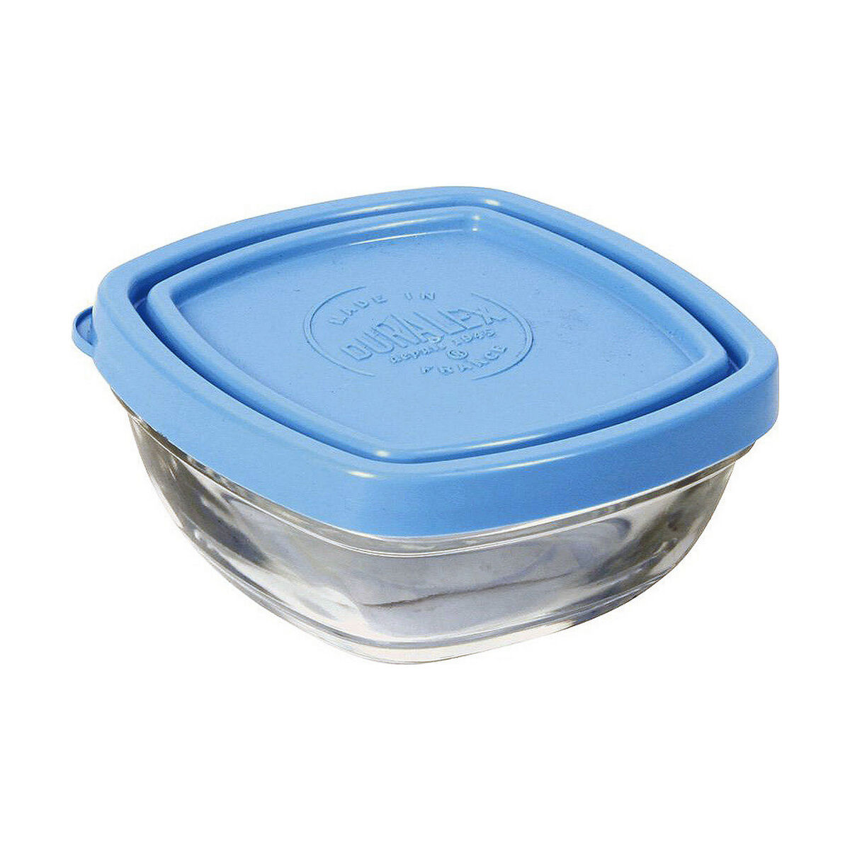 Hermetisk matlåda Duralex Freshbox Blå Fyrkantig (150 ml) (9 x 9 x 4 cm) - 2