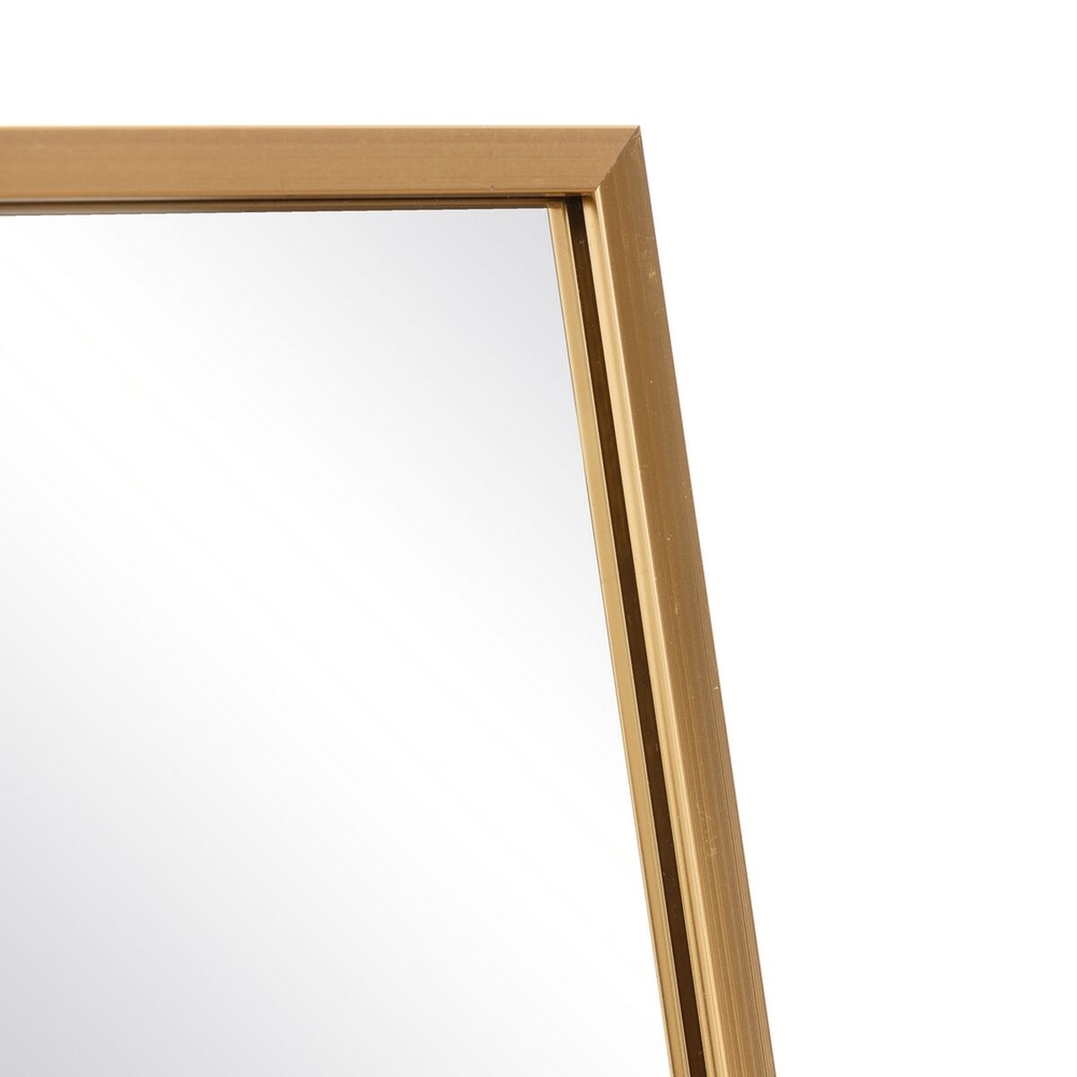 Speglar Gyllene Aluminium Glas 50 x 2,5 x 160 cm - 3
