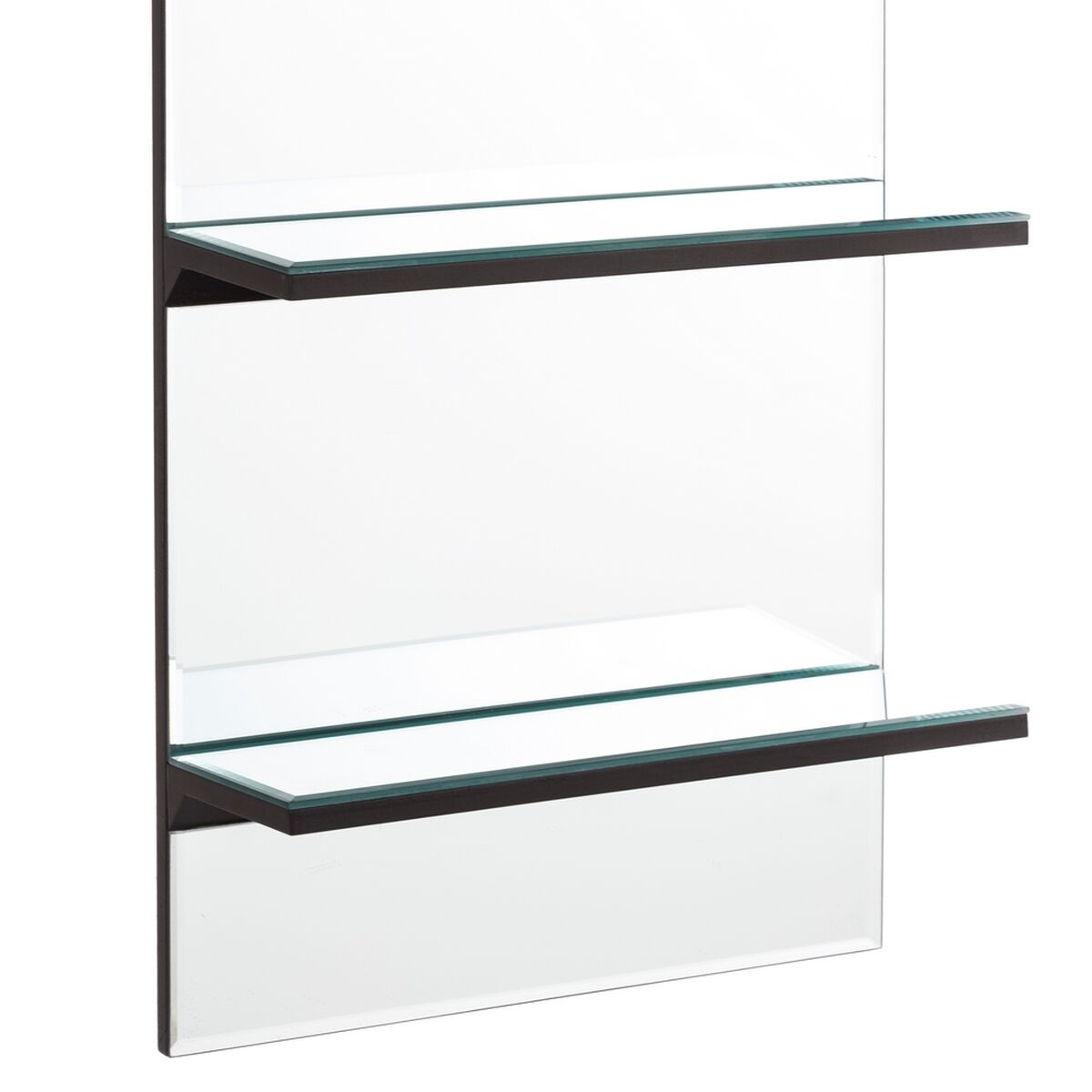 Väggspegel 30 x 11 x 120 cm Glas Silver DMF - 4