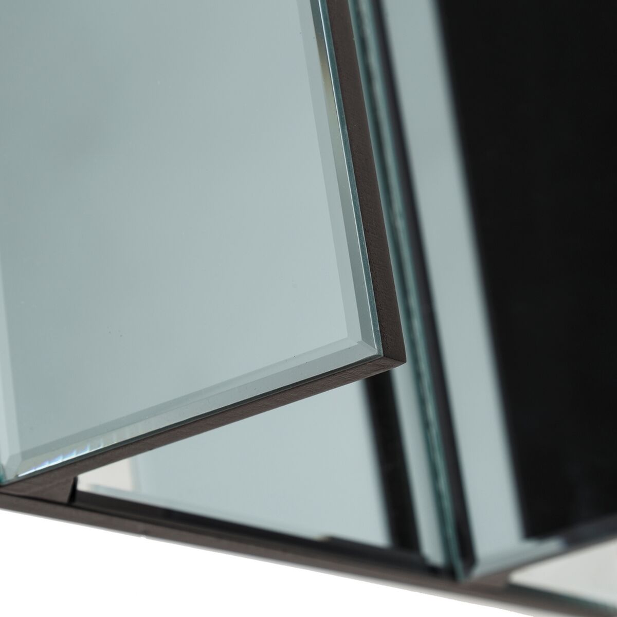 Väggspegel 30 x 11 x 120 cm Glas Silver DMF - 2