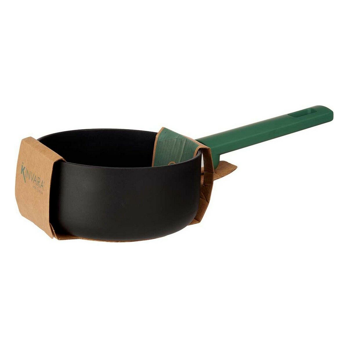 Kokpanna Dotek Ø 16 cm Svart Aluminium Grön (1,3 L) - 3