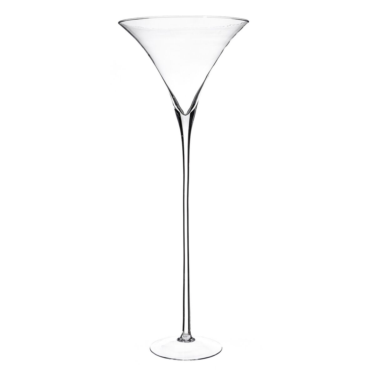 Kandelaber Glas Transparent 35 x 35 x 90 cm