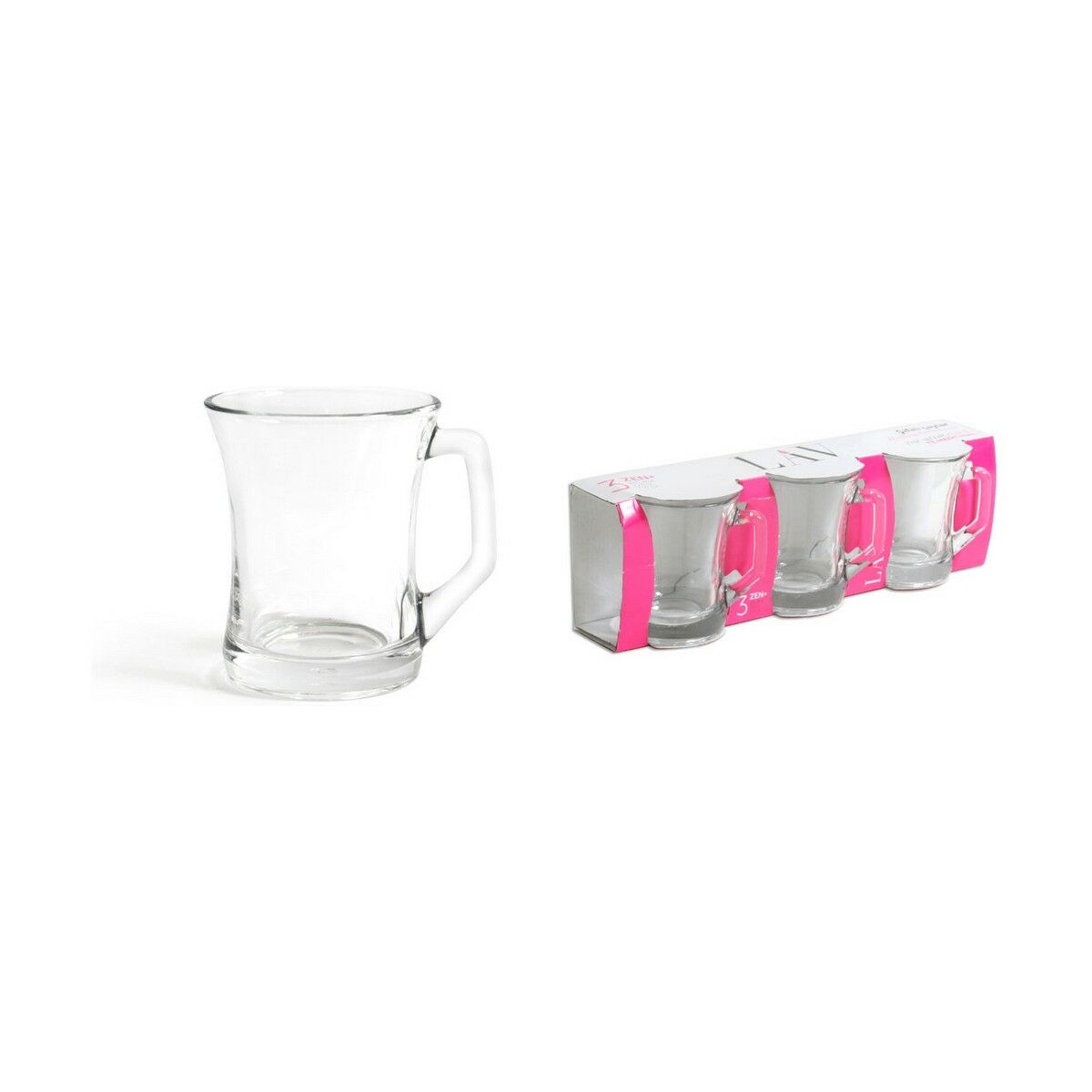 Set med kaffekoppar LAV Zen+ 225 ml (3 antal)