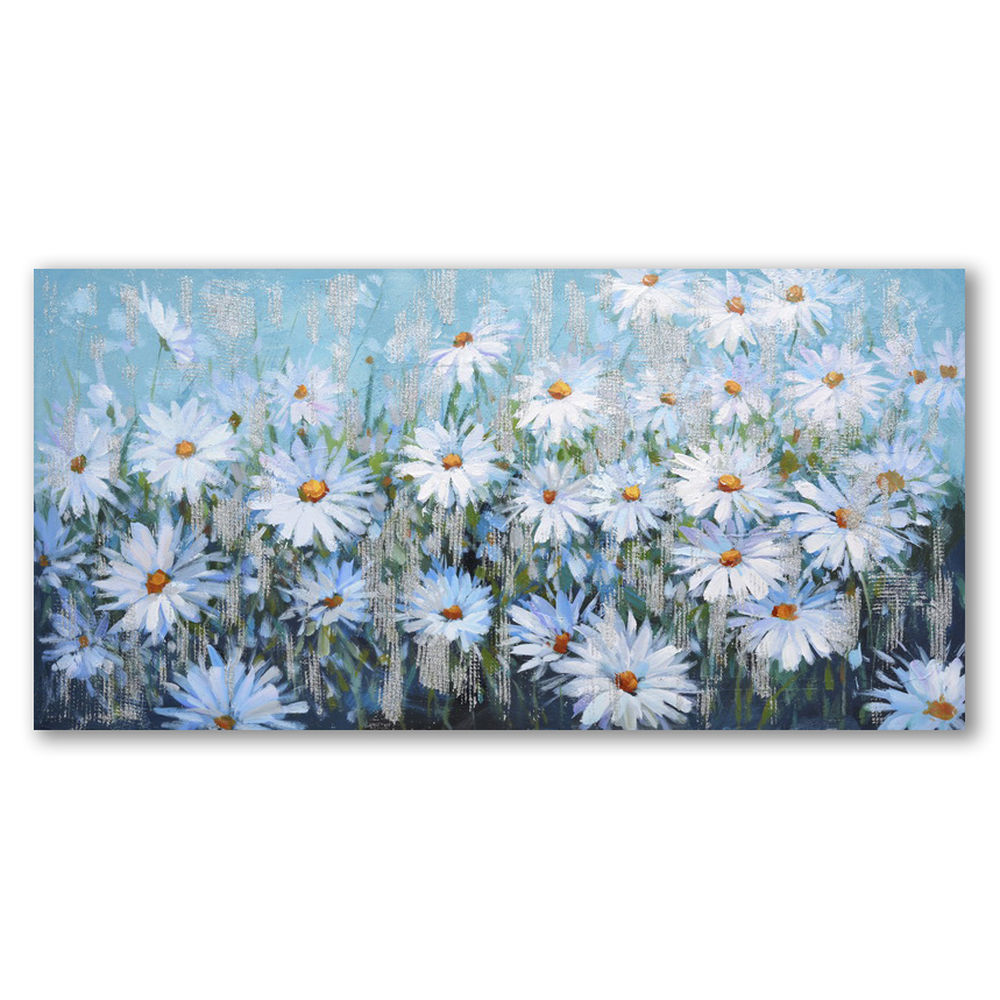 Tavla DKD Home Decor 120 x 3 x 60 cm Virágok Shabby Chic (2 antal) - 3
