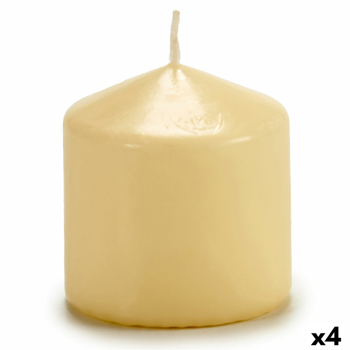 Ljus Kräm Vax (7 x 7,8 x 7 cm) (4 antal)