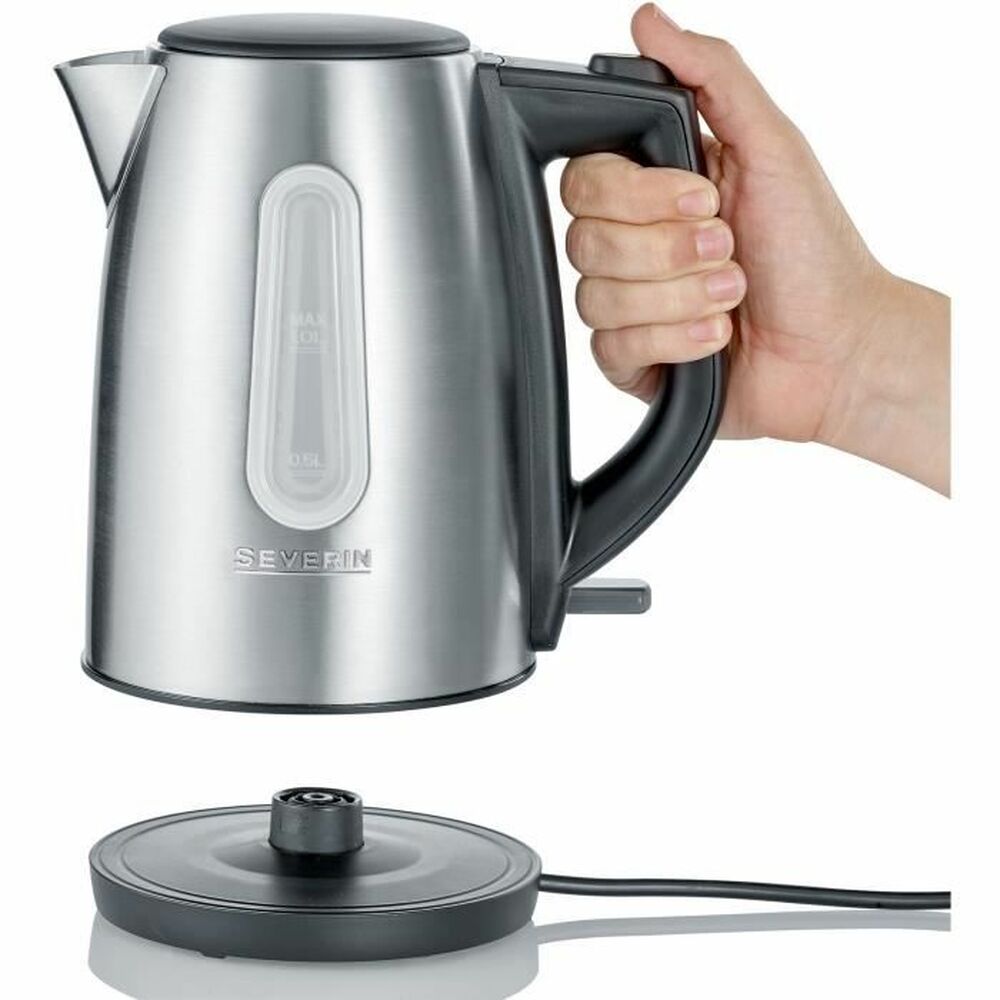 Vattenkokare Severin 3469-000 Svart Stål Rostfritt stål 2200 W 1 L - 2