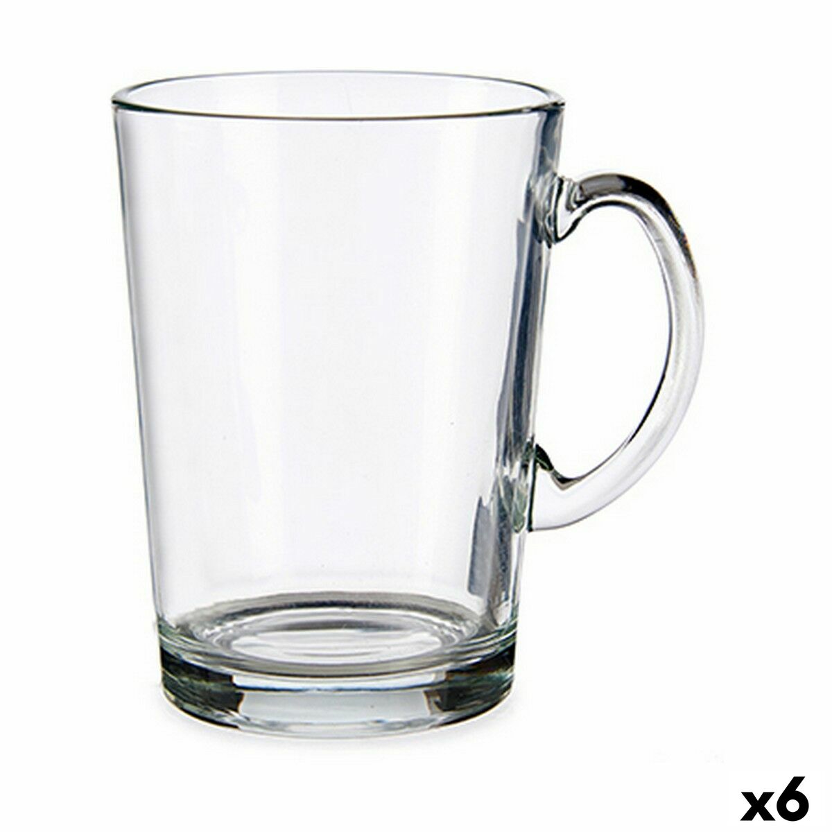 Koppar Transparent Glas (250 ml) (6 antal)