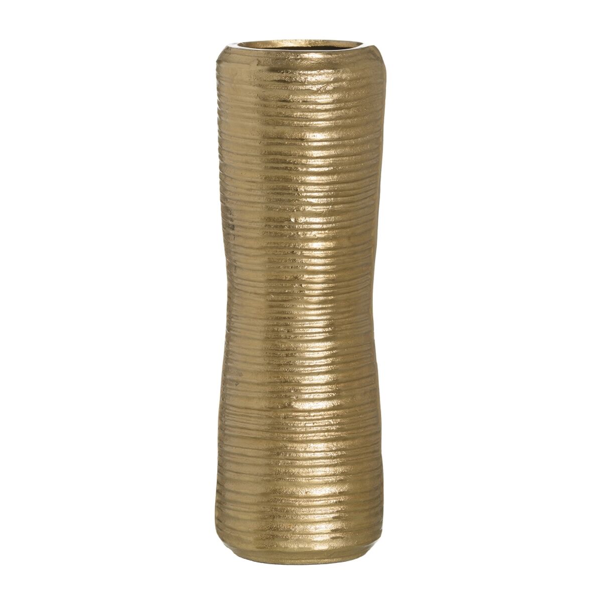 Vas 14 x 14 x 42,5 cm Gyllene Aluminium