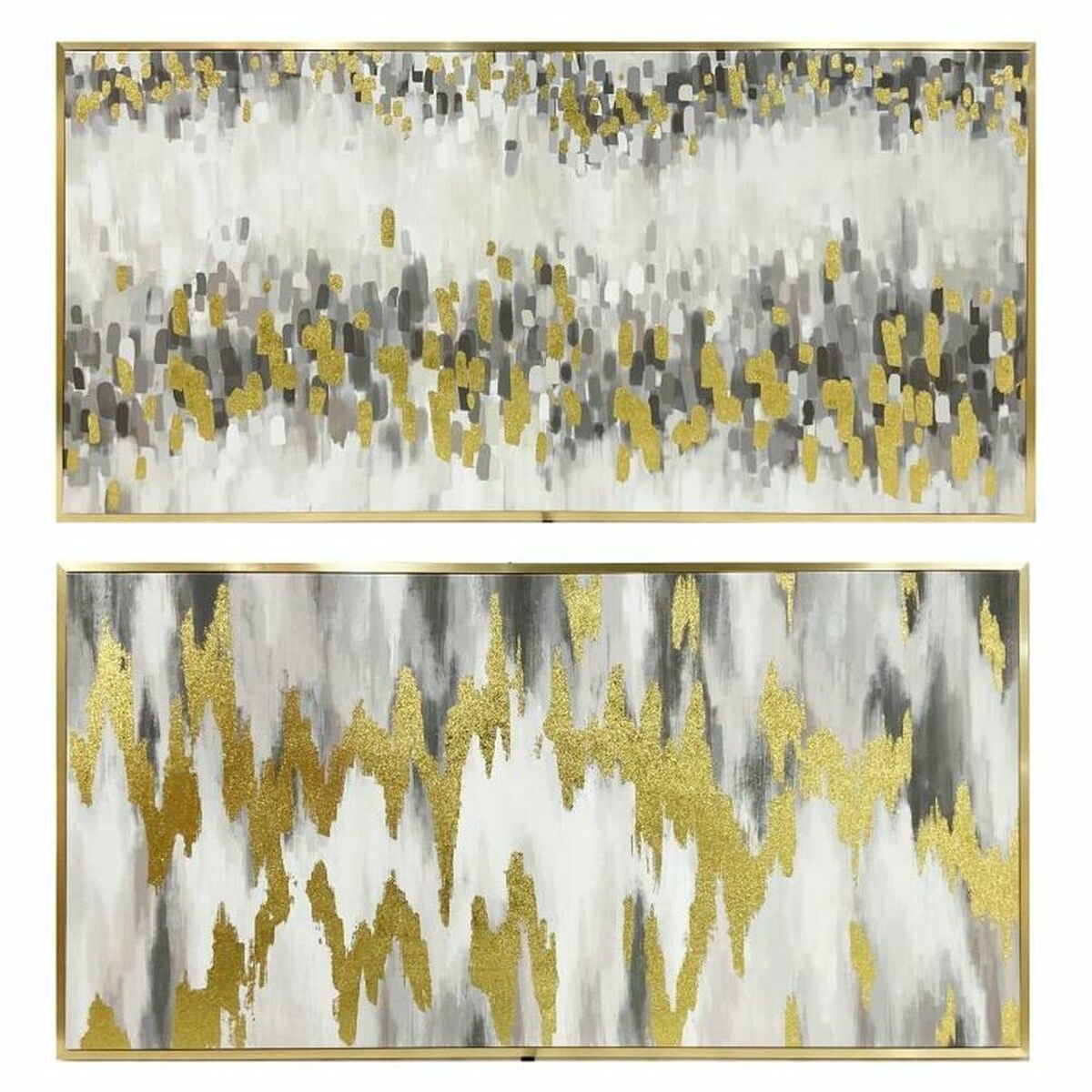 Tavla DKD Home Decor Abstrakt 120 x 3 x 60 cm Modern (2 antal) - 2