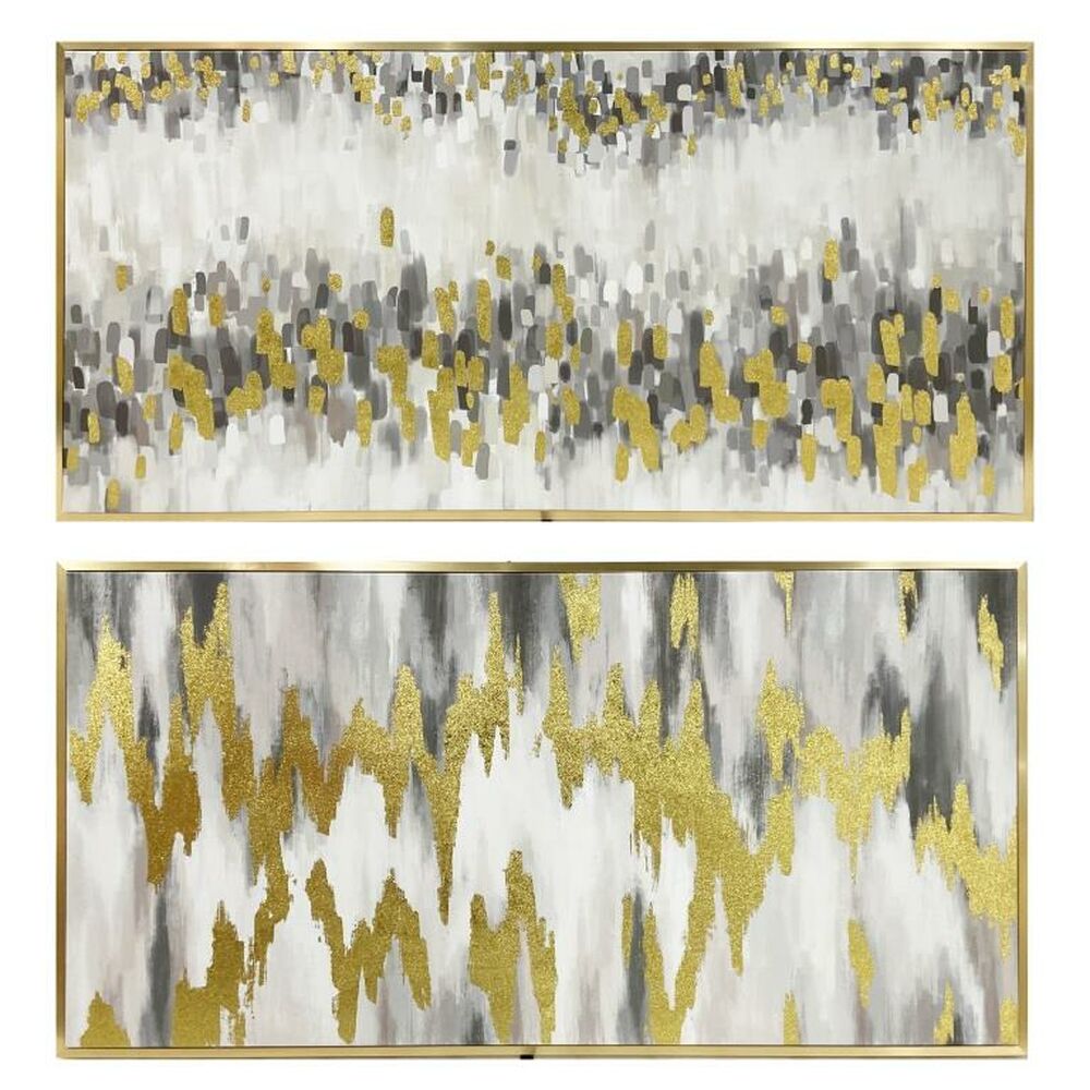 Tavla DKD Home Decor Abstrakt 120 x 3 x 60 cm Modern (2 antal)