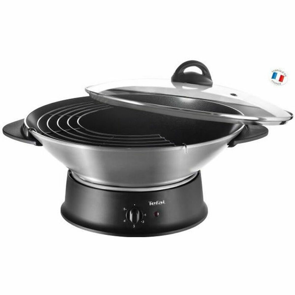 Wokpanna Tefal WO3000 Svart Aluminium 1200 W